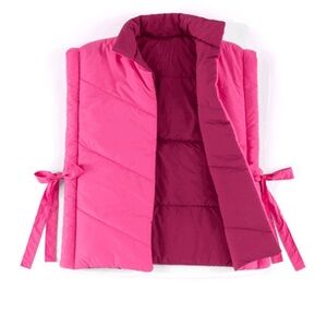 NWT- Reversible Pink Puffer Vest